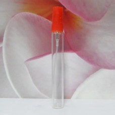 Tube Glass 8 ml Clear with PE Sprayer: RED